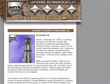 Tablet Screenshot of masonrytech.com